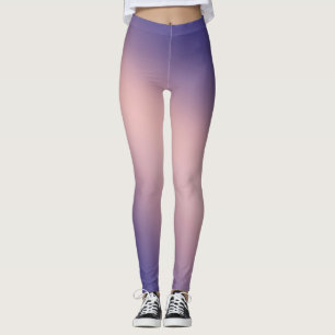 Lila Rosa-Mondlicht-Omereffekt Leggings