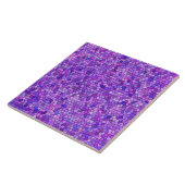 Lila Rosa Mosaikmuster Fliese (Seite)