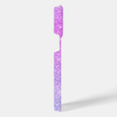 Lila rosa Neonfarben Personalisiert Ihren Namen iPhone Hülle (Rechte Seite)