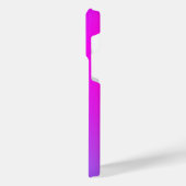 Lila rosa Neonfarben Personalisiert Ihren Namen iPhone Hülle (Linke Seite)