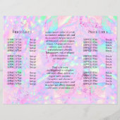 lila Rosa-Opal-Broschüre (Rückseite)