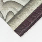 Lila rosa Orchid-Design Fleecedecke (Ecke)