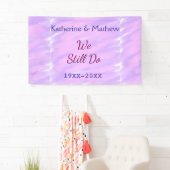 Lila rosa Pastellfarben Jubiläum der Erneuerung Banner (Insitu)