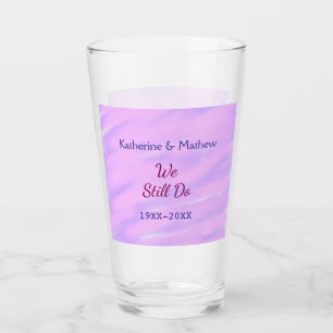 Lila rosa Pastellfarben Jubiläum der Erneuerung Glas