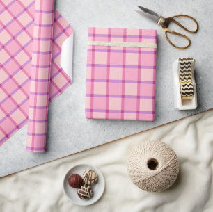 Lila rosa Pastellfarben Prüfmuster Geschenkpapier