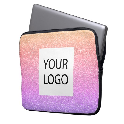 Lila Rosa Pastellfarben - Werbung für benutzerdefi Laptopschutzhülle (Vorderseite Links)