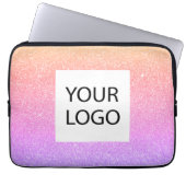 Lila Rosa Pastellfarben - Werbung für benutzerdefi Laptopschutzhülle (Vorderseite)