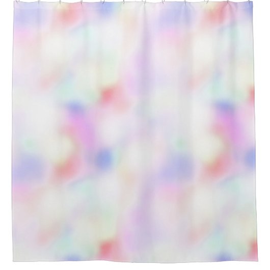 Lila rosa Pfirsich Duschvorhang (Vorderseite)