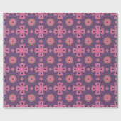 Lila rosa Quergeometrisches GIF-Papier Geschenkpapier (Flach)