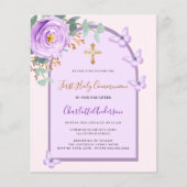 Lila Rosa Rosenschmetterlinge Erster Kommune (Vorderseite)