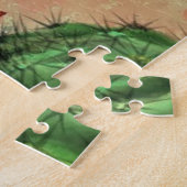 Lila Rosa rote Kaktus Blume Puzzle-Malerei Puzzle (Seite)