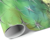 Lila rosa rote Kaktus Umhüllungspapiermalerei Geschenkpapier (Rolleneckpunkt)