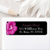 Lila rosa Rücksendeadressen-Aufkleber (Insitu)