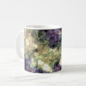 Lila rosa, schwarz, farbig, abstrakt kaffeetasse (Vorderseite Links)
