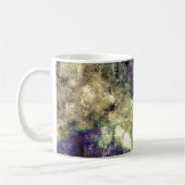 Lila rosa, schwarz, farbig, abstrakt kaffeetasse (Links)