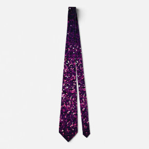 Lila rosa Sparkle Abstrakte Glitzer Muster Geschen Krawatte