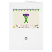 Lila rosa Sternexplosion Akryllische Spritzer Male (Hinten)