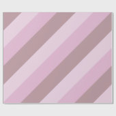 Lila rosa Streifen Ombre Geschenkpapier (Flach)
