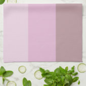 Lila rosa Streifen Ombre Geschirrtuch (Gefaltet)