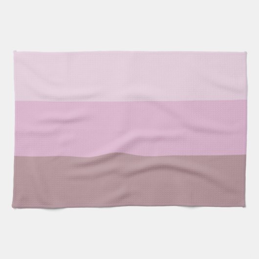 Lila rosa Streifen Ombre Geschirrtuch (Horizontal)