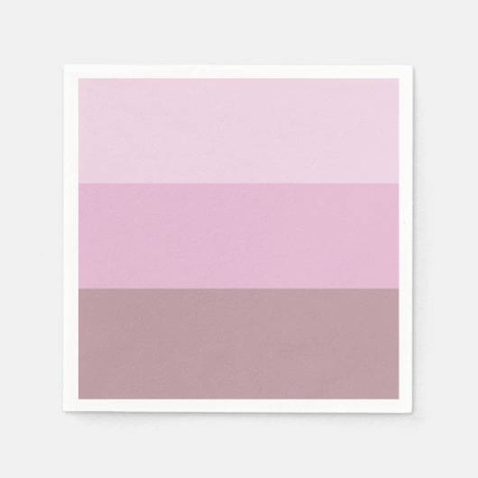 Lila rosa Streifen Ombre Serviette (Vorderseite)