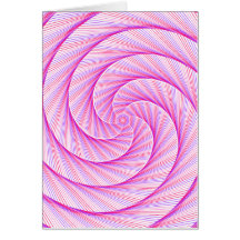 Lila rosa Tauchkarte Math Swirl