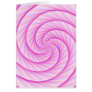 Lila rosa Tauchkarte Math Swirl