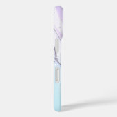 Lila rosa Tosca Ombre Marble anpassbar Case-Mate iPhone Hülle (Rückseite / Rechts)