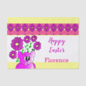 Lila rosa und gelb seidenpapier (Vorderseite)