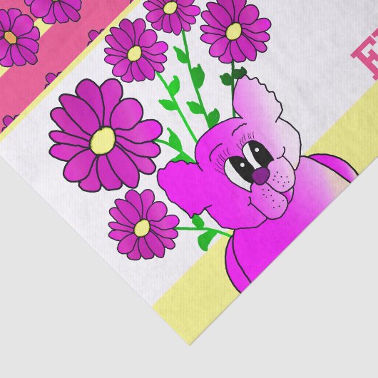 Lila rosa und gelb seidenpapier (Ausschnitt)