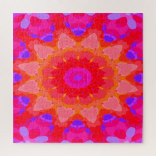 Lila, rosa und orange puzzle
