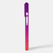 Lila, rosa und orangefarbene Farbvarianten Case-Mate iPhone Hülle (Rückseite / Links)