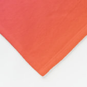 Lila, rosa und orangefarbene Farbvarianten Fleecedecke (Ecke)