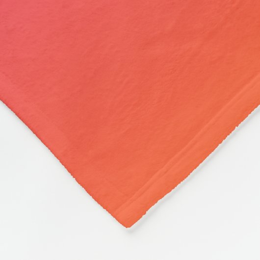 Lila, rosa und orangefarbene Farbvarianten Fleecedecke (Ecke)