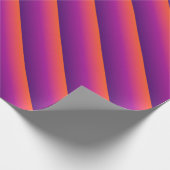 Lila, rosa und orangefarbene Farbvarianten Geschenkpapier (Ecke)