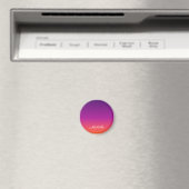 Lila, rosa und orangefarbene Farbvarianten Magnet (In Situ (Geschirrspüler))