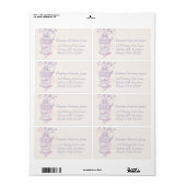 Lila Rosa-Vogelkäfig (Vorne)