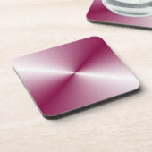 Lila rosa Vorlage für leere Leere Getränkeuntersetzer (Linke Seite)