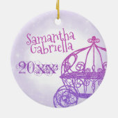 Lila, rosa Weihnachtsschmuck (Hinten)