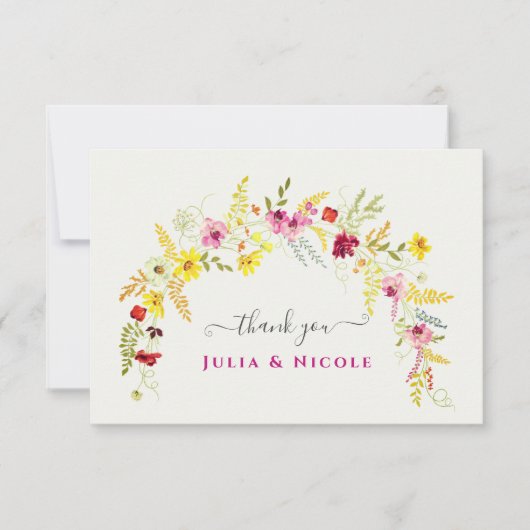 Lila Rosa-Wild-Orchideen-Blume-Wreath-Hochzeit (Vorderseite)