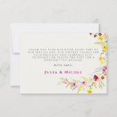 Lila Rosa-Wild-Orchideen-Blume-Wreath-Hochzeit (Rückseite)