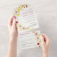 Lila Rosa-Wild-Orchideen-Blume-Wreath-Hochzeit
