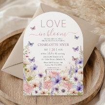 Lila rosa Wildblume Schmetterlinge Liebe im Blut