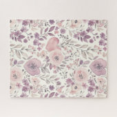 Lila rosafarbene Blüten Puzzle (Horizontal)