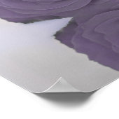 Lila Rose Alphabetische Sitzkarte Poster (Ecke)