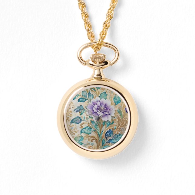 Lila Rose Armbanduhr (Vorderseite)