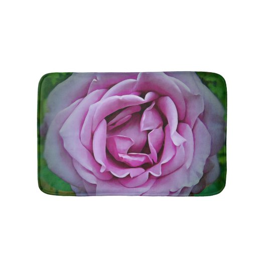 Lila Rose Art Bathmat Badematte (Vorderseite)