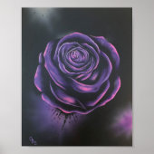 "Lila Rose" Art Poster Print (Vorne)