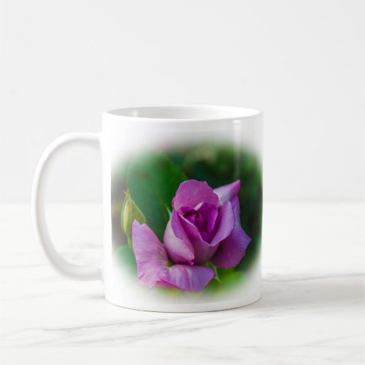 Lila Rose Blossom Kaffeetasse (Links)