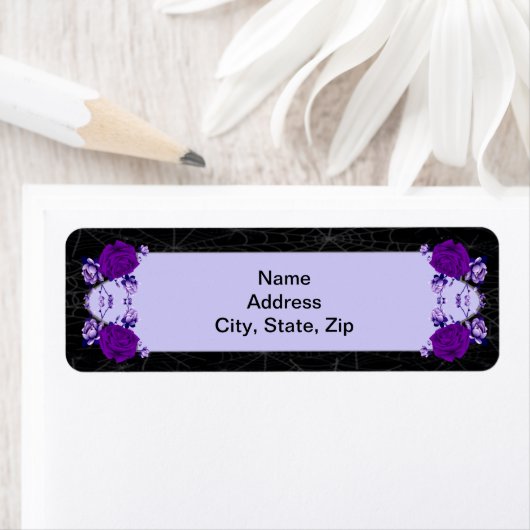 Lila Rose Blumenspinne Hochzeit im Herbst (Insitu)